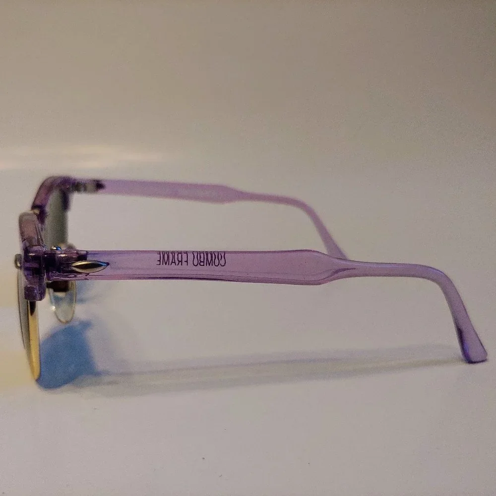 (NWT) Vintage 90's Kids Soho Combo Sports Sunglasses (Crystal Purple)